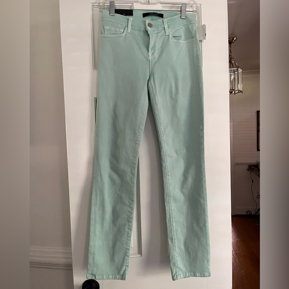 J Brand Photo Ready-Ultra Slimming Jeans-Sea Green-Vintage. NWT - Picture 1 of 9